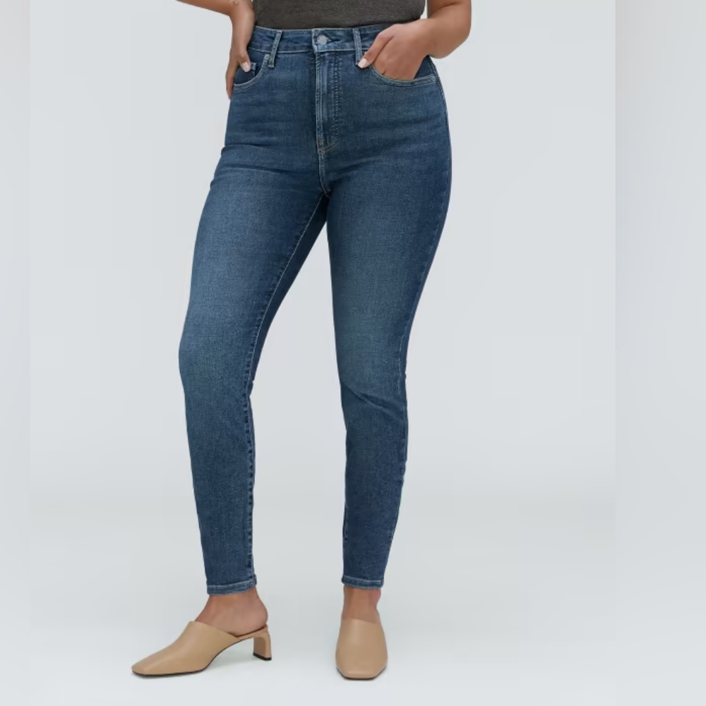 Everlane The Curvy Way-High Skinny Jean in Authentic Blue Size 29 / 8